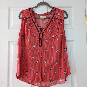 Modcloth Cafe au Soleil sleeveless top